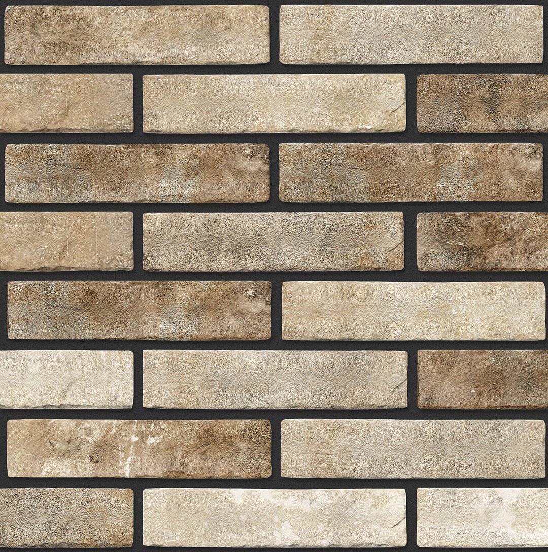 Керамогранит Плитка Golden Tile Klinker Brick KB1010 Бежевый Slim 60x250x6 фото 1