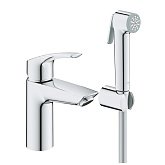Купить Grohe Eurosmart New Однорычажный Смеситель для Раковины S-Size с Гигиеническим Душем 23124003