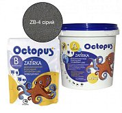 Купить Строительную химию Octopus ZA-12 ZB-4 (1,25кг) Серый, Затирка Эпоксидная Двухкомпонентная (Компонент А+B)