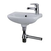 Раковина Devit Small 1014135 Без Донного Клапана 380X250X145 фото