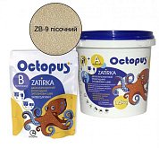 Купить Строительную химию Octopus ZA-12 ZB-09 (1,25кг) Песочный, Затирка Эпоксидная Двухкомпонентная (Компонент А+B)