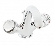 AXO СМЕСИТЕЛЬ ДЛЯ УМЫВАЛЬНИКА С РУЧКАМИ SWAROVSKI ХРОМ AXOCR634F фото