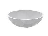 Купить Умывальник Miraggio Sapfire Cup Mirasoft 2256 425х425х160