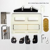 Купить Скрытая Кнопка для Geberit Sigma, Geberit Delta, Tece (M2) Invisi Tile Touch CWGSDT