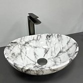 Купить Умывальник (Раковина) VBI Parma Statuario Grey Venis Glossy Накладной VBI-011010