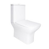 Купити Унітаз Підлоговий Qtap Aries Rimless Безобідковий з Сидінням Soft-Close White QT03228302W