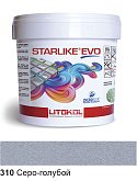 Купить Строительную химию Затирка Litokol Starlike Evo STEVOAPL0005 310 Серо-Голубой 5 кг