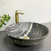 Купить Умывальник (Раковина) VBI Amalfi Black Onyx Matt Накладной VBI-013403