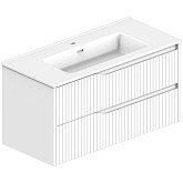 Купити Тумба Devit Style 442100W 100 з Раковиною, Біла 1018Х468Х518