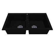 Купить Кухонная Мойка Miraggio Westeros Black Shine 2566 870х500х194