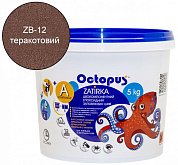 Купить Строительную химию Octopus ZA-50 ZB-12 (5кг) Терракотовый, Затирка Эпоксидная Двухкомпонентная (Компонент А+B)
