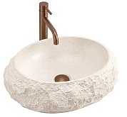 Купити Умивальник (Раковина) REA Mika Warm Beige Matt Накладний REA-U7347