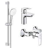 Купить Grohe Набор Смесителей Bauloop New 3 в 1, для Душа Ua123220S1