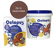 Купить Строительную химию Octopus ZA-12 ZB-12 (1,25кг) Терракотовый, Затирка Эпоксидная Двухкомпонентная (Компонент А+B)