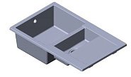 Купити Кухонна Мийка Miraggio Lapas (Stone Gray) 23 782х483х203