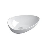 Купить Раковина Devit Ovale 1514136 Тонкостенная Без Донного Клапана 342Х467Х160