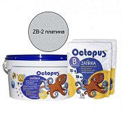 Купить Строительную химию Octopus ZA-25 ZB-2 (2,5кг) Платина, Затирка Эпоксидная Двухкомпонентная (Компонент А+B)