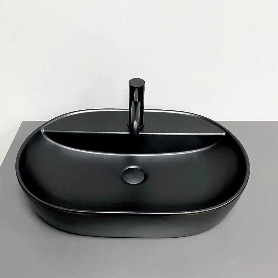 Раковины Умывальник (Раковина) VBI Terni Black Mattt Накладной VBI-011803 фото 1