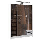 Купить Зеркальная Шкаф Devit Small 065050W с Подсветкой, Белая 500Х114Х650