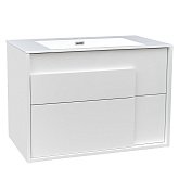 Купити Тумба Devit City 0021160W 80 з Раковиною, Білий Глянцевий Колір 800х480х550