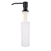 Дозатор Черный Гранитный Врезной для Моющих Средств Nett Dbm-300 фото