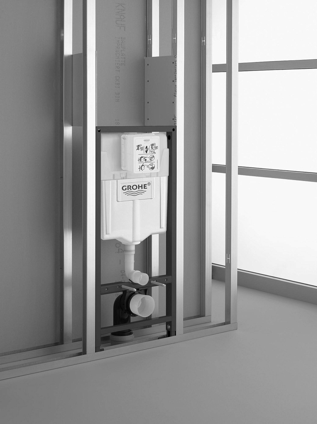 Инсталляции и монтаж Grohe Rapid Sl 3-В-1 Комплект для Унитаза, 1.13 М Высота Инсталляции 39939000 фото 33