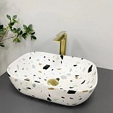 Купить Умывальник (Раковина) VBI Ravenna Terazzo Glossy Накладной VBI-011219