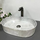 Купити Умивальник (Раковина) VBI Verona 50 Grey Stone Glossy Накладний VBI-011310