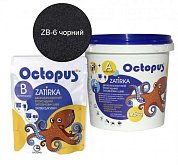 Купить Строительную химию Octopus ZA-12 ZB-6 (1,25кг) Черный, Затирка Эпоксидная Двухкомпонентная (Компонент А+B)