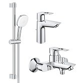 Купить Grohe Набор Смесителей Bauloop New 3 в 1 для Ванны Ua123215M1