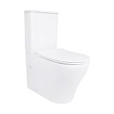 Купити Унітаз Підлоговий Qtap Virgo Ultra Quiet Безобідковий з Сидінням Soft-Close White QT18226092AW