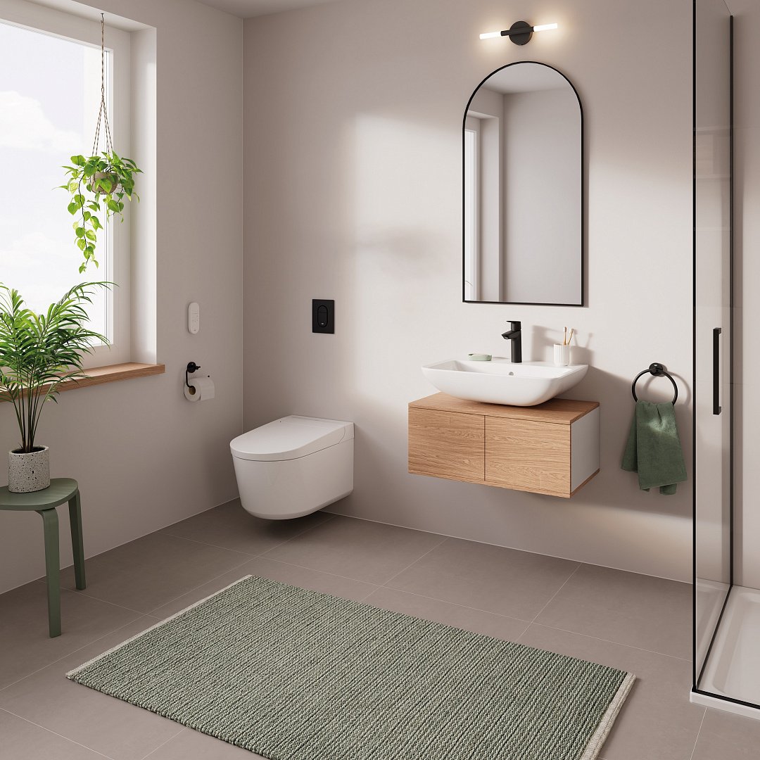 Инсталляции и монтаж Унитаз-Биде Grohe Quickfix Sensia 36509SH0 Настенный из Rapid Slx 4 в 1 фото 57