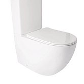 Купити Qtap Jay Чаша Унітазу Підлогового Гор. Випуск, Нижнє Підведення, без Сидіння 680х370х815mm White QT07222176W1