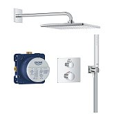 Купить Grohe Grohtherm Скрытая Душевая Система из Rainshower Mono 310 Cube 34870000