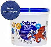 Купить Строительную химию Octopus ZA-50 ZB-18 (5кг) Ультрамарин, Затирка Эпоксидная Двухкомпонентная (Компонент А+B)