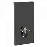 Купить Geberit Monolith 131.021.SJ.6 Инсталляция для Подвесного Унитаза, H101, Подключение Снизу, Черное Стекло-Алюминий Черный Хром