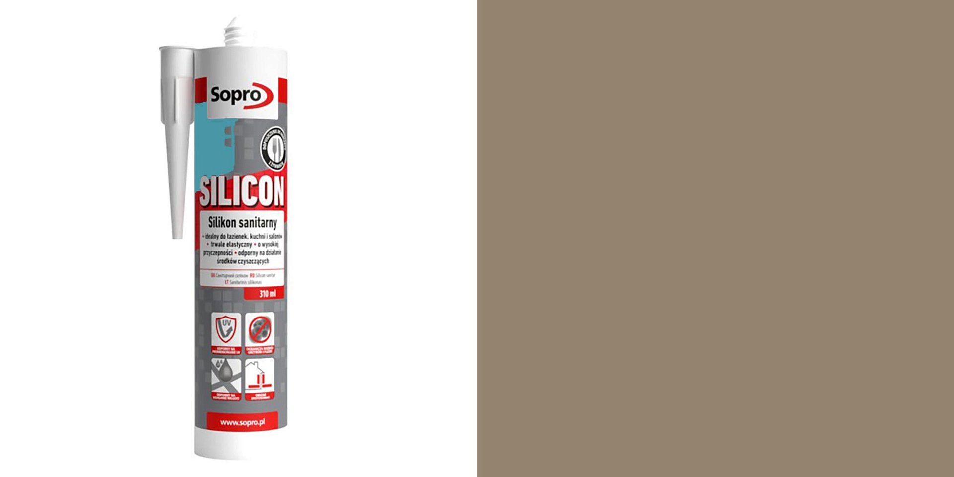 Герметики Силикон Sopro Silikon Sahara 40 064 310 ml фото 9