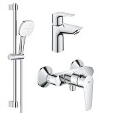 Купить Grohe Набор Смесителей Bauedge New 3 в 1 для Ванны Ua123208S1